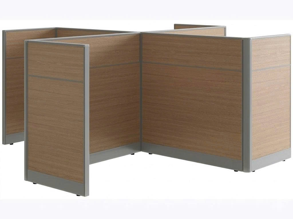 Vách ngăn văn phòng gỗ VVP005