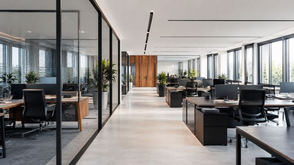 Thiết kế văn phòng lớn 200m2