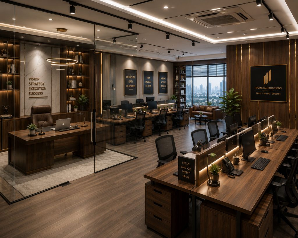 Mẫu 11: Văn phòng 70m2 phong cách Modern Luxury thu nhỏ