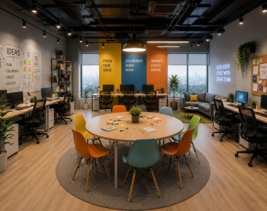thiết kế văn phòng 70m2