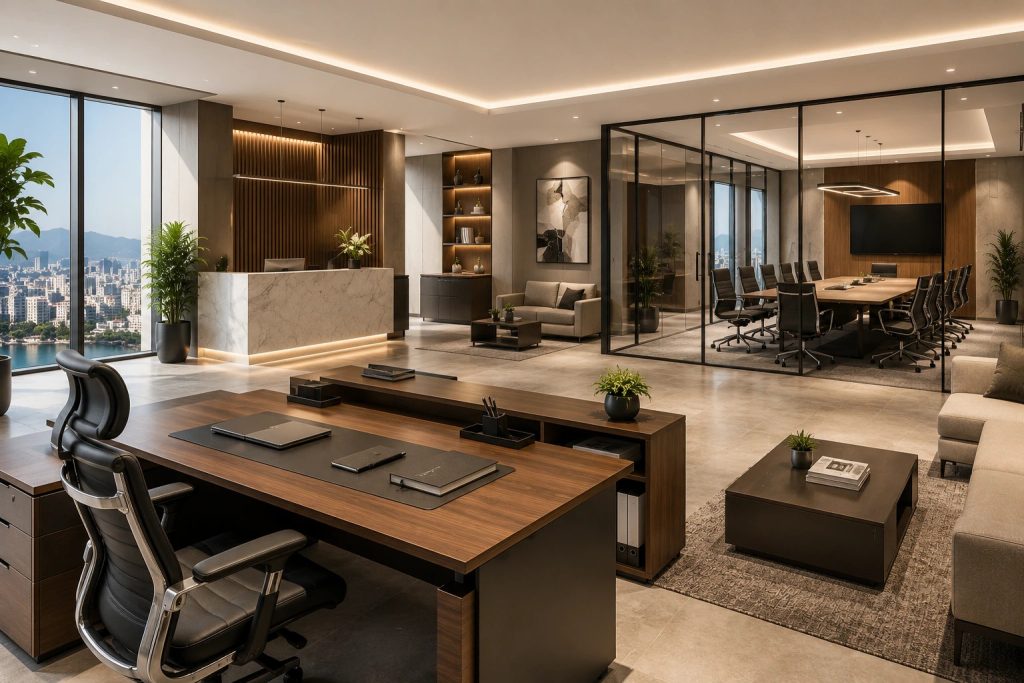 Văn phòng phong cách Luxury