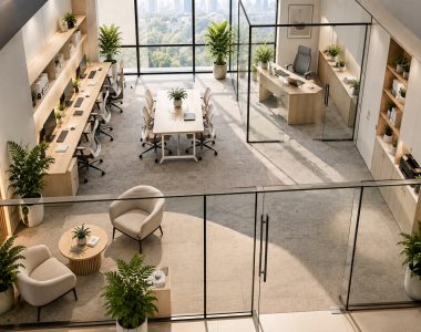 cách bố trí nội thất văn phòng nhỏ