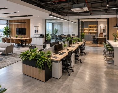 cách bố trí văn phòng làm việc hiện đại khoa học